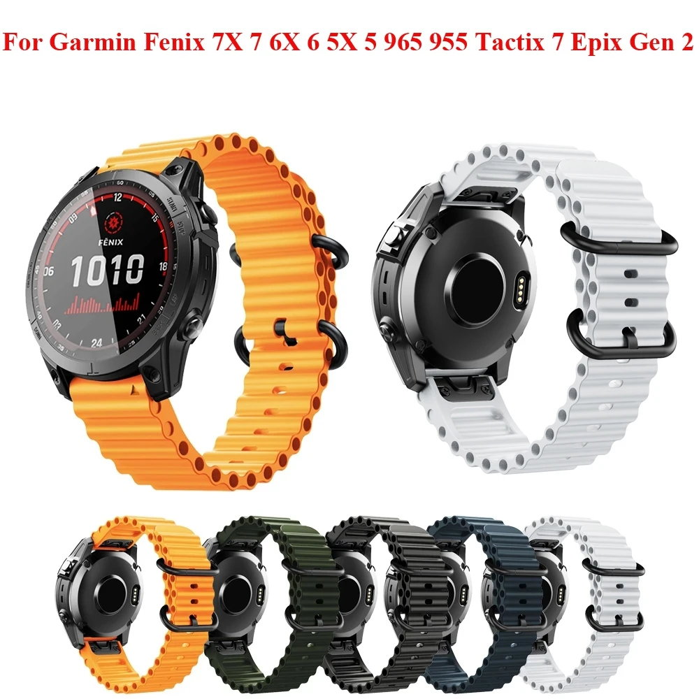 

Ремешок для часов «зыбучие посадки» для Garmin Fenix 7/7X/5/5 Plus/6/6Pro, браслет для часов Forerunner 955 965, браслет для инстинкта/эндуро, 26 22 мм