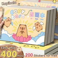 1pcs Kawai Capybara Picture Book A4 Thickened 50 Sheets of Paper Children's Blank Sketch Art School Students' Drawing Supplies 1