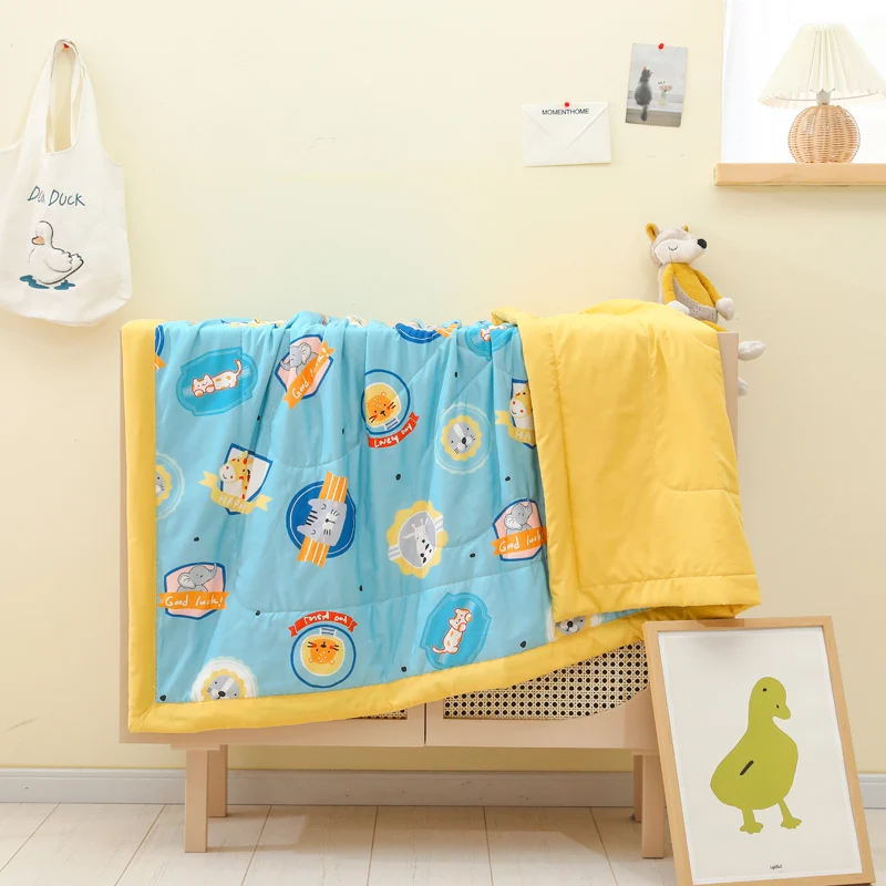 Cotton Comforter Blanket Bedding Summer Quilts Children Cartoon Quilt Children Quilt
