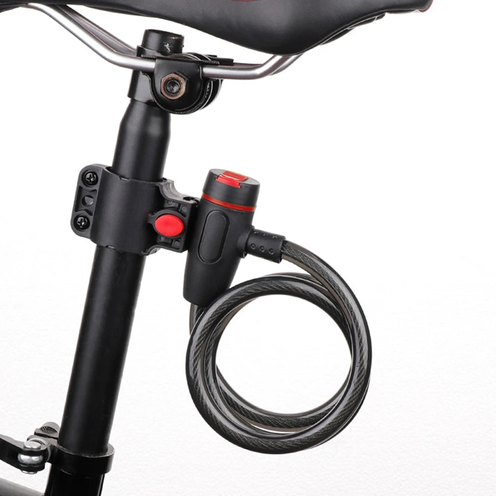 FOBOZONE Cadenas de Vélo, Câble Antivol pour Vélo/Scooter/Motos/Portail Vélo,Câb