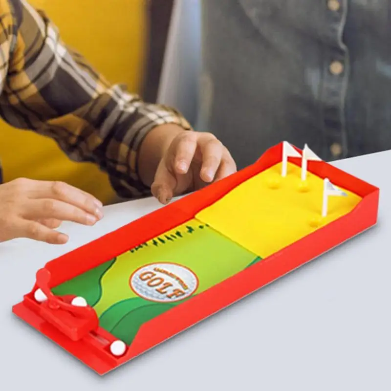 Desktop Games Table Top Tiny Sports Game Tabletop Basketball Golf Game Stress Relief Gadgets Toys Games For Coworkers Small Fun