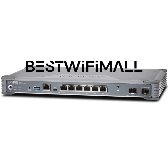 Сеть Juniper Network SRX340 Брандмауэр Услуги Шлюз Надежное подключение, Брандмауэр 3 Гбит/с и 600 Мбит/с IPsec VPN 4