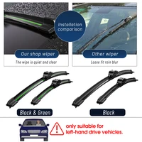 2pcs Front Windshield Wiper Blades For Tesla Model S 3 Y 2012-2023 2013 2016 2017 2020 2021 2022 Windscreen Window Accessories 2