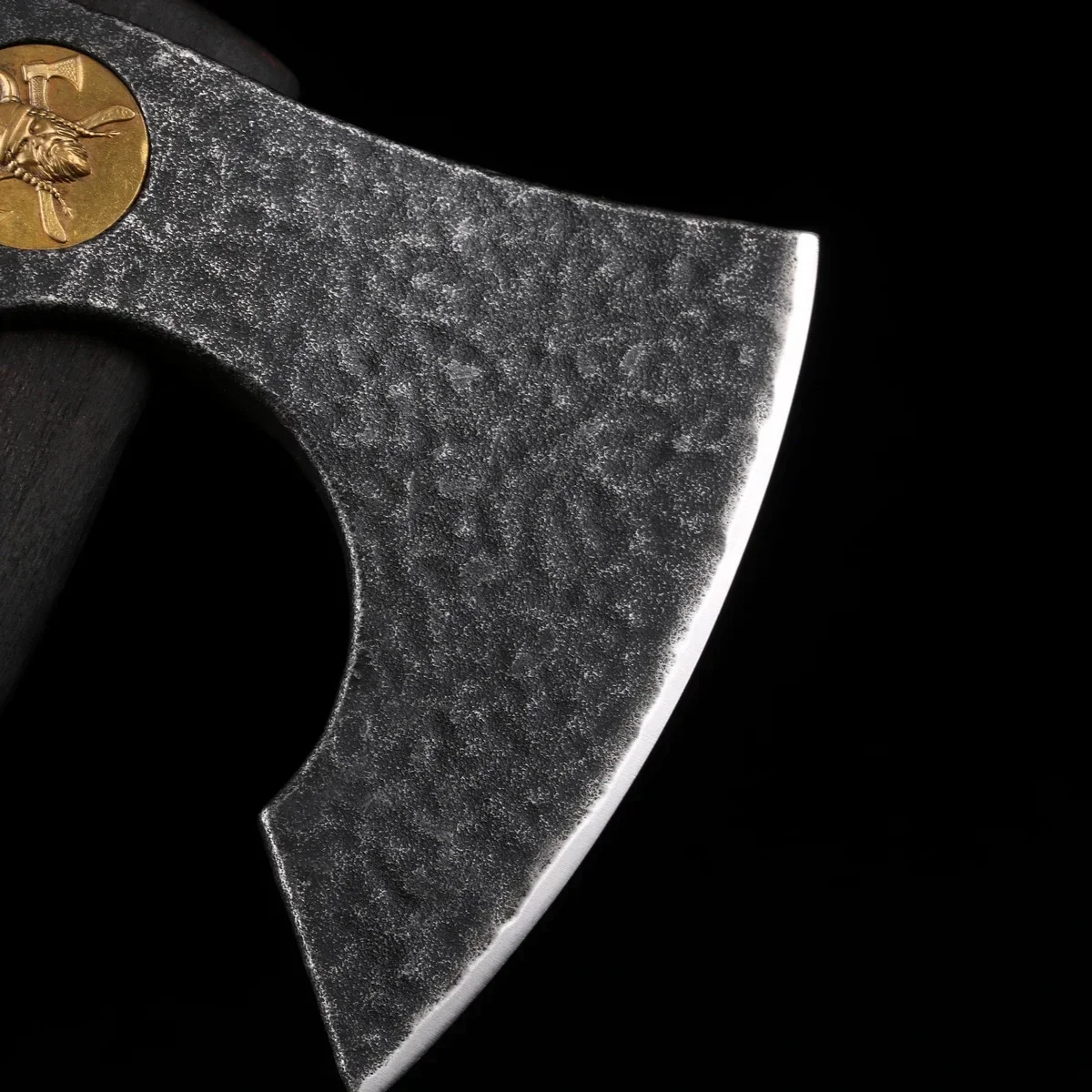 Hand axe hatchet with sheath outdoor backpacking camping hatchet stainless Viking Axe 400g HRC55 4