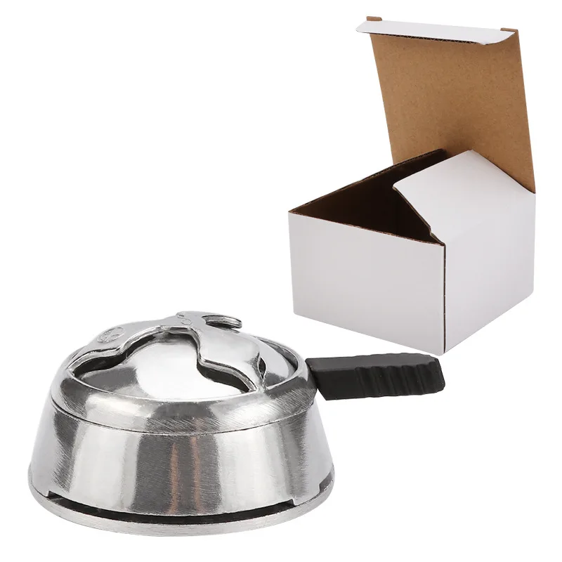 Silver Hookah Charcoal Holder Provost Heater Shisha Bowl Hookah Bowls Narguile Shisha Accessories Chicha Bar