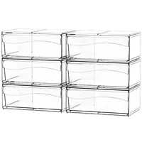 6 Pack Acrylic Drawer Organizer and Make Up Organizers and Storage 2