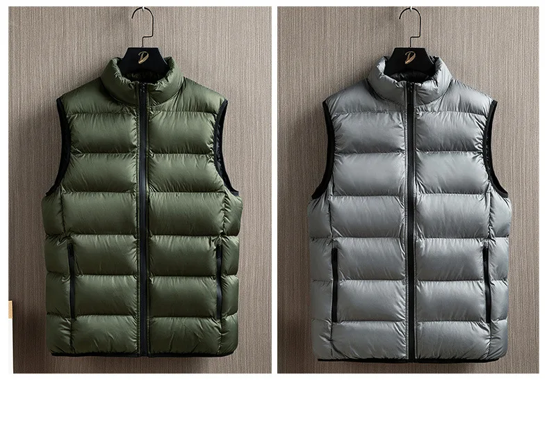 Large Size Winter Vest Detail