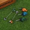 1PC Simulation Repair Tool Saw 1:12 Dolls Houses Miniature Chain Saw Lawn Mower Garden Decor Furniture Accessories Pretend Toys 3