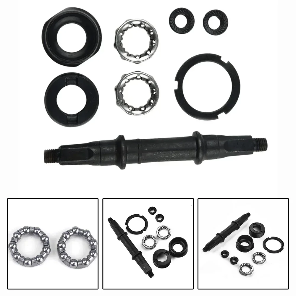 あいページ（布兜セット） Bicycle Square Hole Bicycle Bottom Bracket Axle Kit With