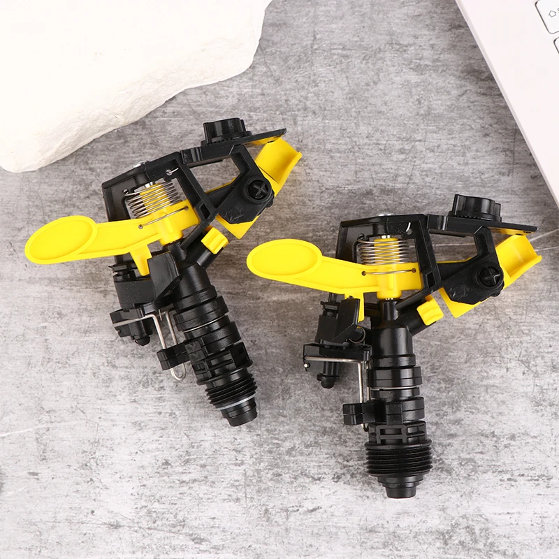 1Piece 1/2" 3/4" Male Thread 360 Degree Rotatable Plastic Sprinklers Rocker Nozzles For Garden Farm Drip Irrigation Sprinklers Garden Sprinkler Drip Irrigation Sprinklers