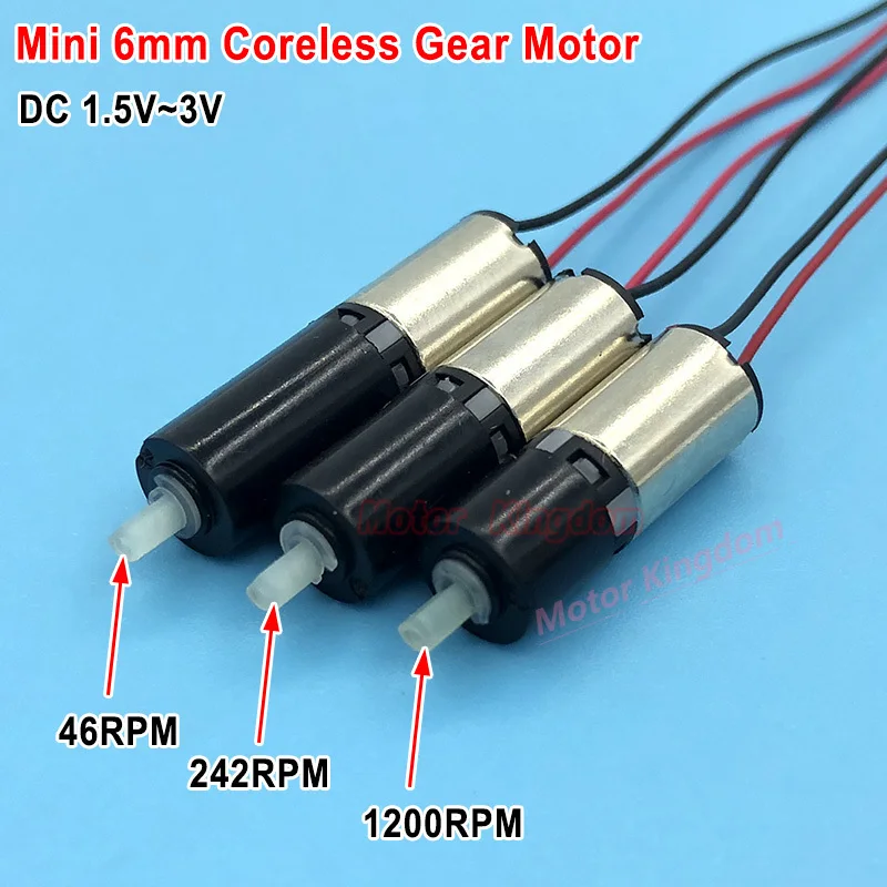 DC 1,5 V / 3 V / 3,7 V Coreless Vibrationsmotor – 6x12 Mm, Elektronischer Starter, Für Kleine Geräte & Hobbyprojekte