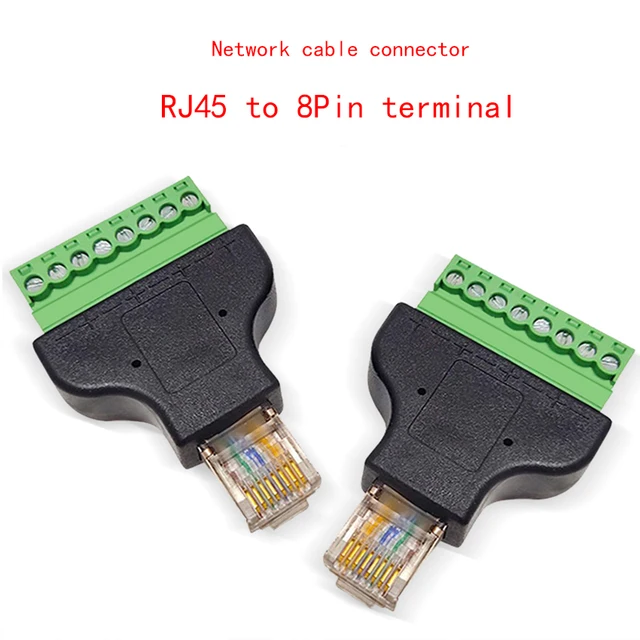 Adattatore RJ45 A Terminale A Vite - Cavo Estensione 30cm Per Reti Ethernet, CCTV E DVR - Foto 13
