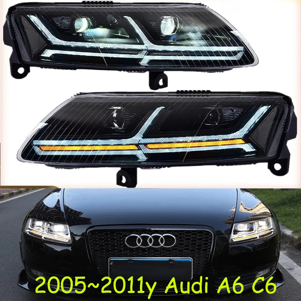 

car styling a6l taillight for Audi A6 C6 daytime light 2005~2011y DRL car accessories LED headlamp for audi a6 fog light