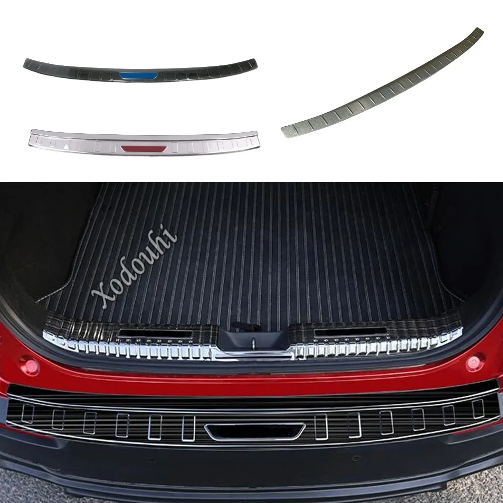 

Панель внешнего заднего бампера автомобиля, плантационная педаль из нержавеющей стали для Mazda Накладка для багажника CX30 2020 2021 2022