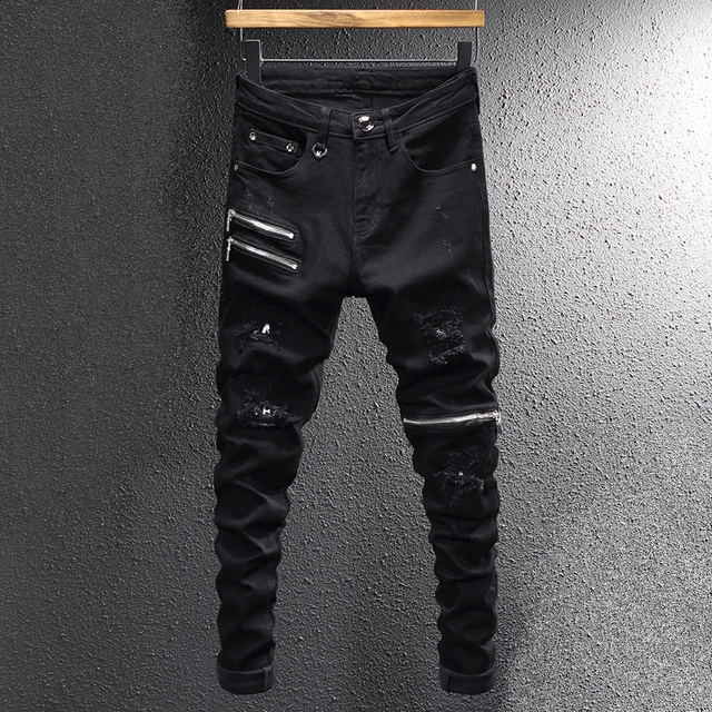 Baggy Jeans - Denim black - Men | H&M
