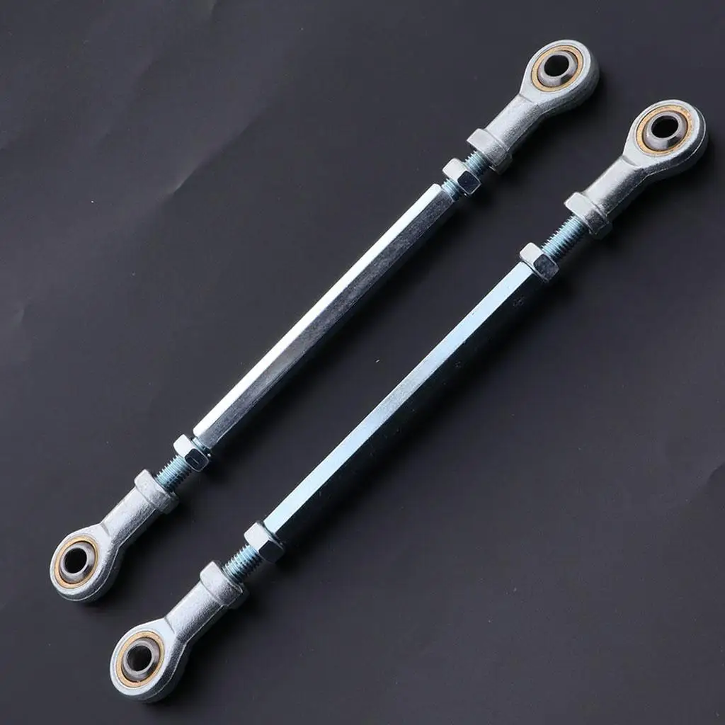Upper Lower Adjustable Ball Joints Steering Inner Tie Rod Ends 2 Pcs ATV Four Wheeler Quad Go Kart Modified ATV Accessories