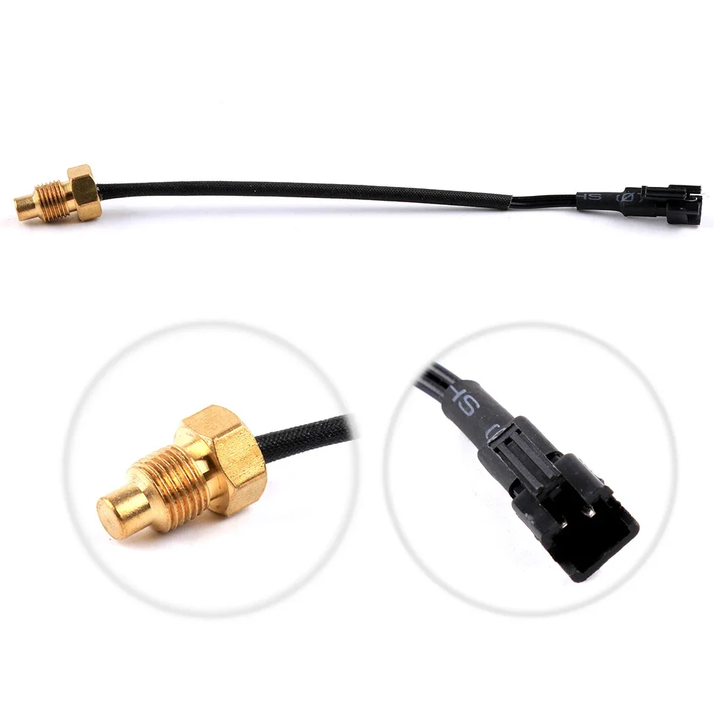 Motorcycle Water Temp Sensor Motorcycle KOSO Water Temperature Mini Meter Sensor for YAMAHA HONDA KAWASAKI Scooter And Racing