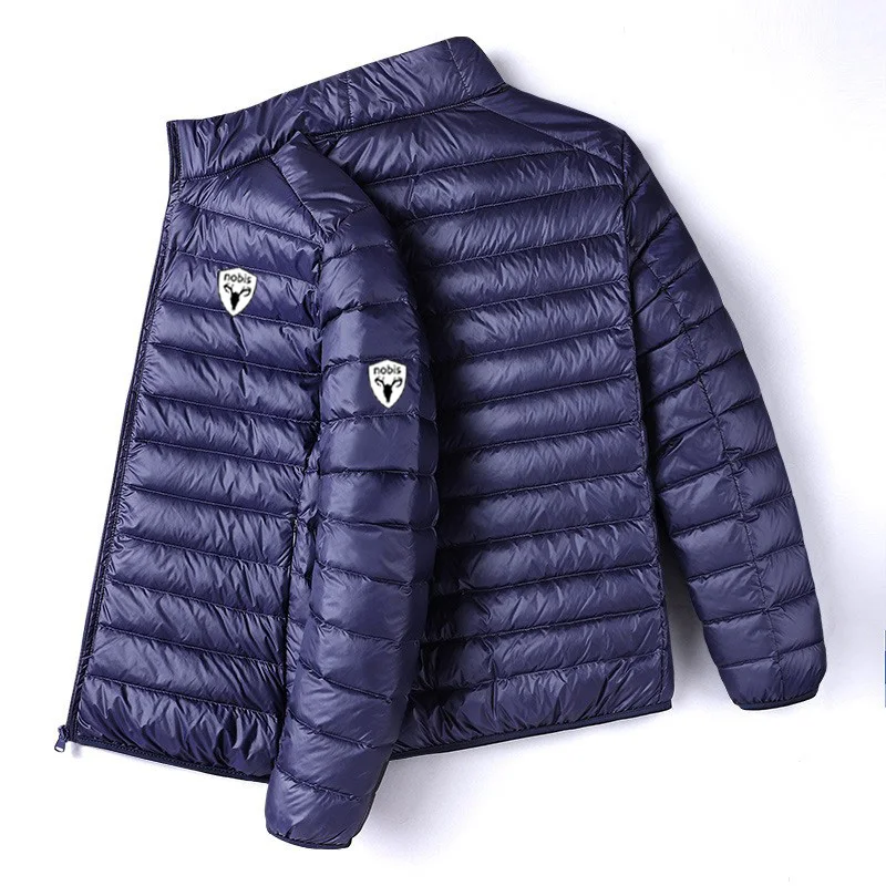 Nobis 2025 New Brand Autumn Winter Light Down Jacket Men's Fashion Hooded Ultra-thin Lightweight Youth Slim Coat Down Jackets 3