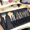 12/14/18 Hole Makeup Brush Bag Functional Cosmetics Case Travel Organizer Make Up Brushes Protector Makeup Tools Rolling Pouch 4