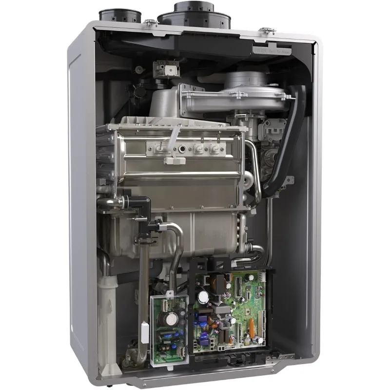 NEW Rinnai RX130iN Condensing Smart Sense Natural Gas or Propane Tankless Water Heater, Indoor or Outdoor Water Heater