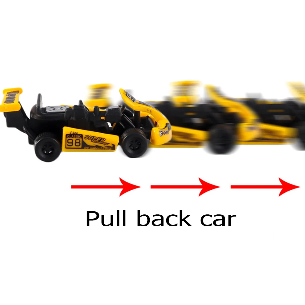 Pull Back Car Toys 10PCS Children Birthday Party Favors Carnival Prizes Pinata Toy Classroom Treasure Box Goodie Bag Giveaway