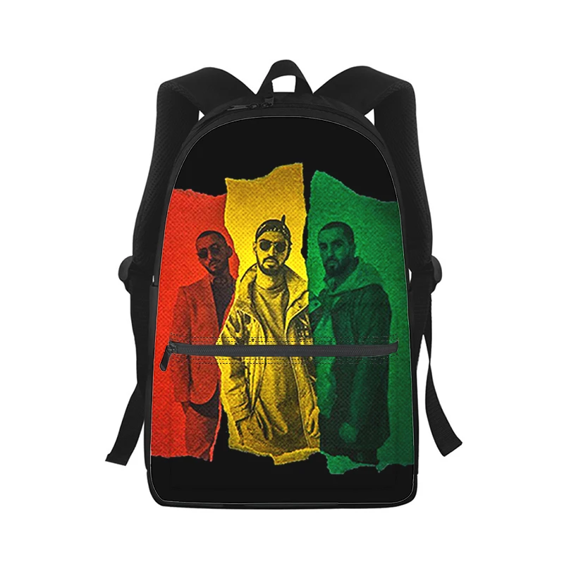 Miyagi & Andy Panda Men Women Backpack 3D Print Fashion Student School Bag Laptop Backpack Kids Travel Shoulder Bag
