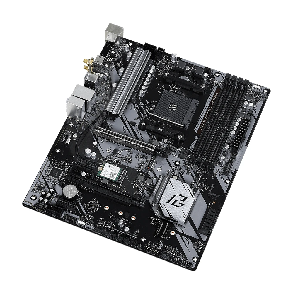 ASRock B550 PHANTOM GAMING 4/AC Motherboard Supports Ryzen 7 5700X