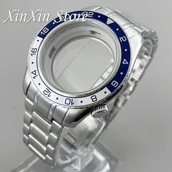 High - Quality 44mm Sport Collection Watch Case for Mechanical Movement - DIY Accessory (Case With Bracelet B)