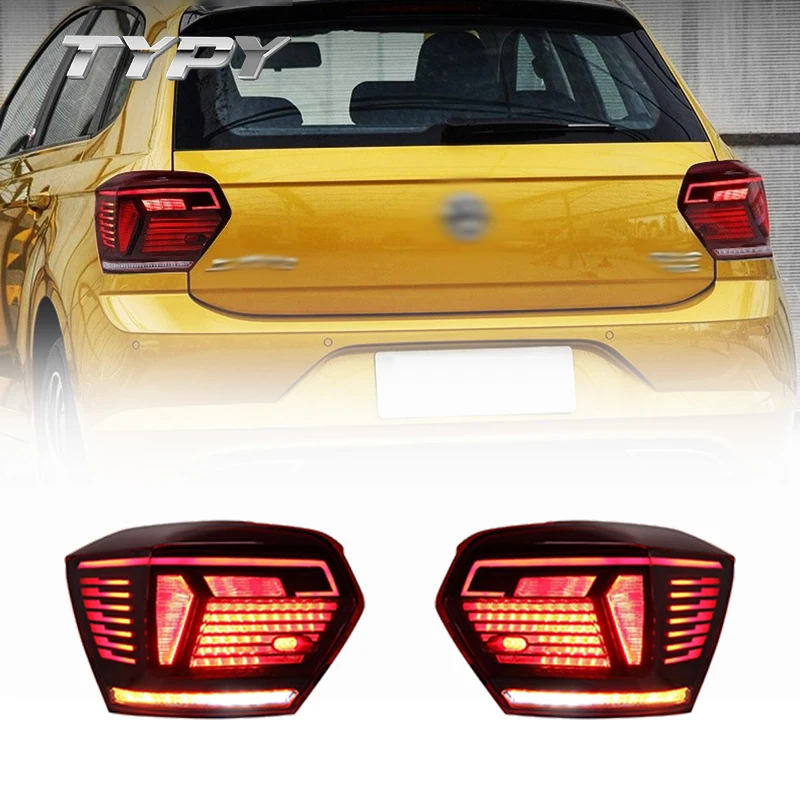 

Автомобильная задняя лампа, задняя фонарь, Модифицированная задняя фонарь, лампа заднего хода, тормозной сигнал, лампа заднего хода для VW Volkswagen Polo 2019-2022