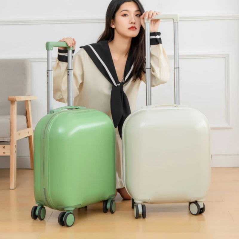18 Inch Luggage Candy Color Small Mini Cute Luggage Case Light Boarding