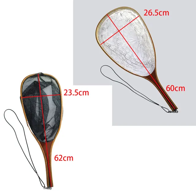 Fly Fishing Landing Net Soft Rubber Trout Net Catch and Release Net Outdoor Fish Tackle Tool Equipment 2