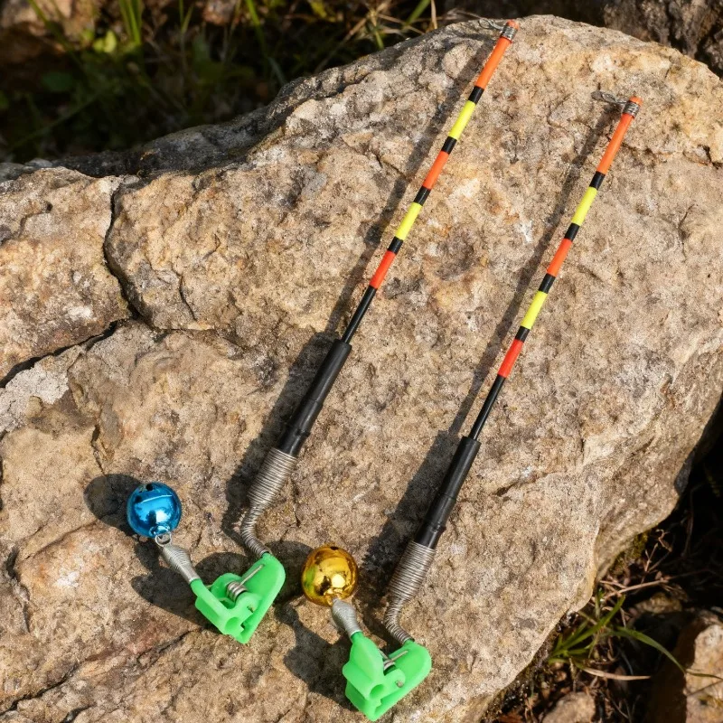 Waterproof LED Color-Changing Fishing Bite Alarm with Steel Tackle Detection