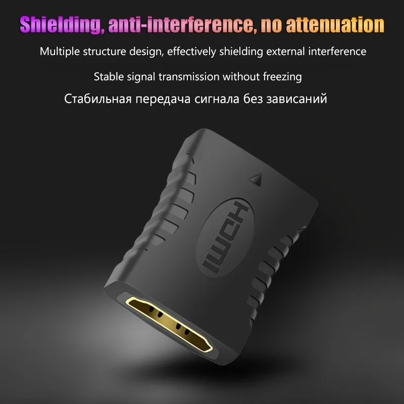 HDMI Female Extension Coupler Supports 4K for PC TV