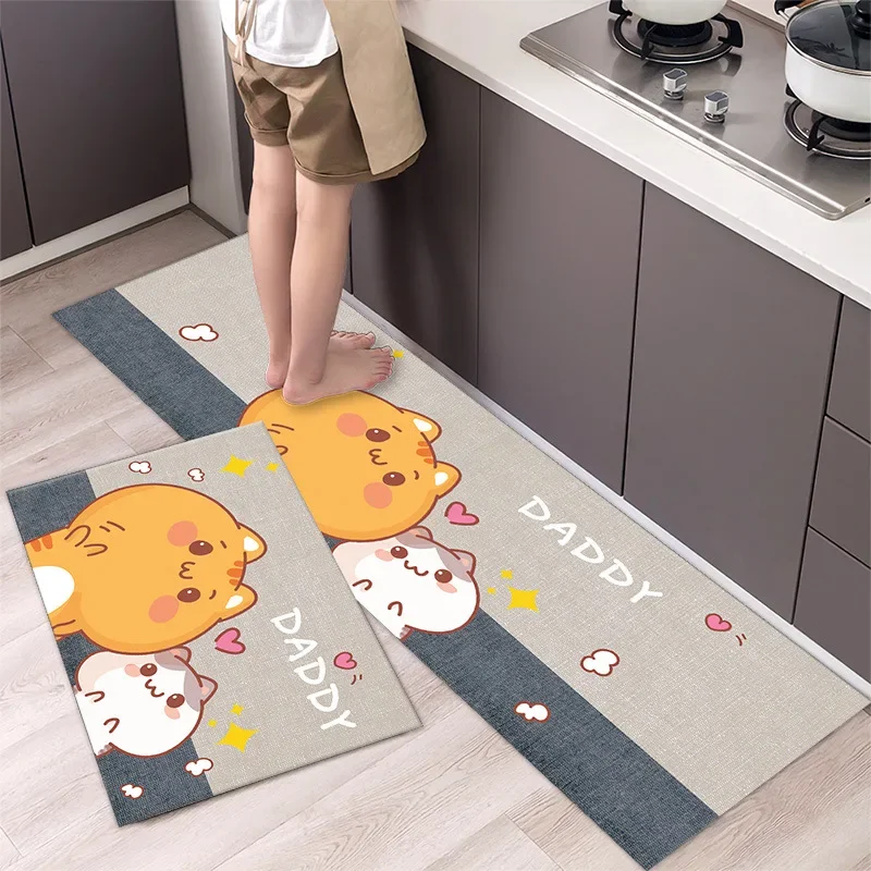 thumbnail image 1 of Alfombra de cocina, alfombra de cocina, alfombra de sala de estar, alfombra de mesita de noche larga, alfombra de pasillo, alfombra de baño, alfombra de entrada, lavable, 1 of 5