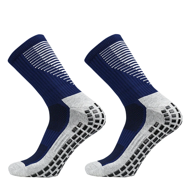 Enhanced Sports Performance Grip Socks for Men and Women - Non-Slip Silicone Bottom for Football, Soccer, and Basketball