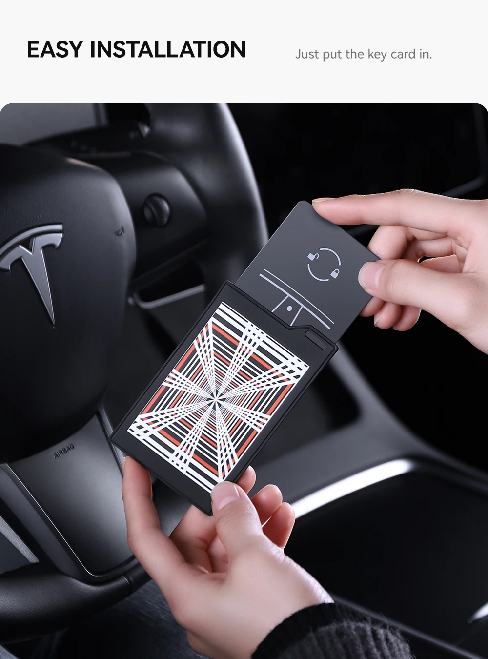 Car Smart Remote Key Card Cover Case Key Bag Shell Holder For Tesla ALL Model 3