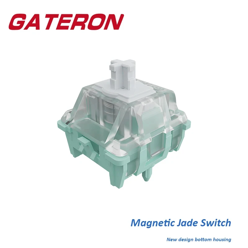 Gateron Magnetic Jade Switch KS-20 SMD RGB Linear DIY Customized Mechanical Keyboard Hall Sensor Free Setting Pre Travel profile pbt keycaps mechanical keyboard 1u 1x ball print blank customized gamer mixed color keycaps mx switch xda height