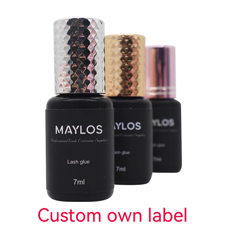 

Custom label No Irritation Eyelashes Extension Glue Quick Drying Long Lasting Waterproof Adhesive Black Grafting Makeup Tool 5ml