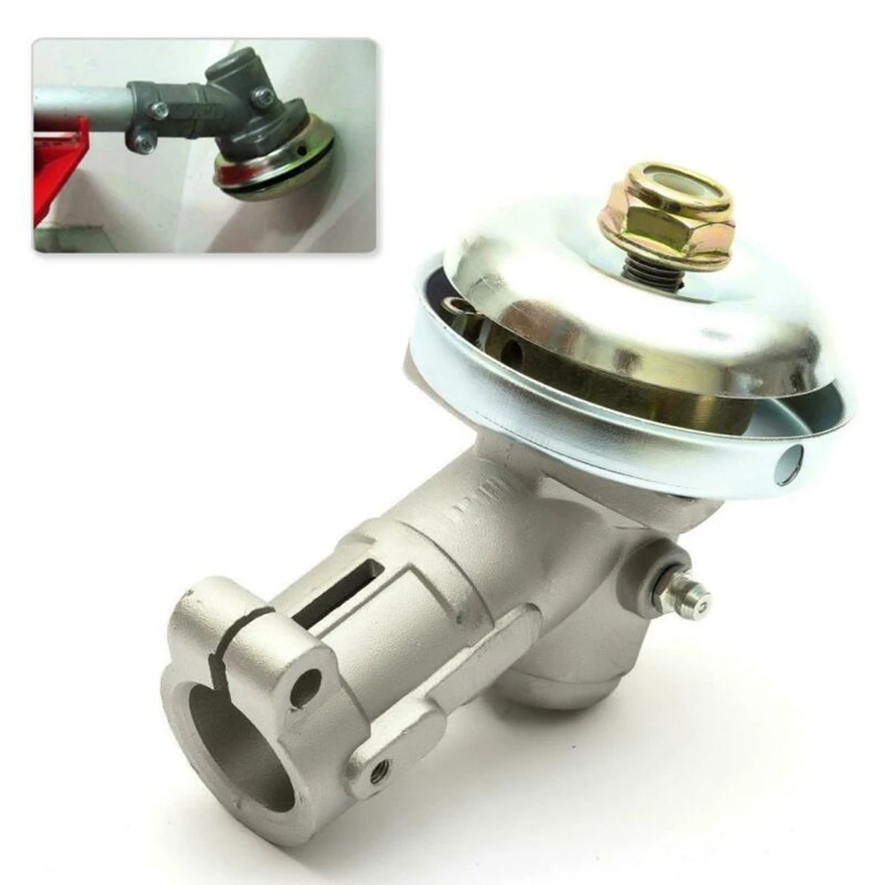 Grass Trimmer Head Aluminum Trimmer Head Trimmer Gearbox Head Strimmer Gearhead 24mm 7 Teeth Lawn Mower Trimmer Brush Cutter Strimmer Gear Head Gearbox Tools