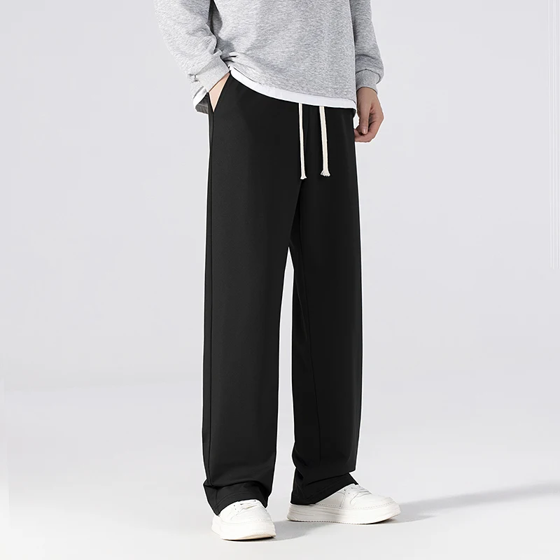 CHRLCK Men's Staight Sweatpants Sport Pants Men Running Pants Spring Autumn Loose Casual Sweat Pants Running Jogging Trousers 4
