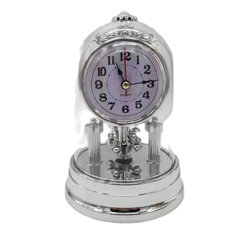 Retro Desk Clock European Style Mute Alarm Stopwatch For Living Room Office Desktop Decoration Gifts
