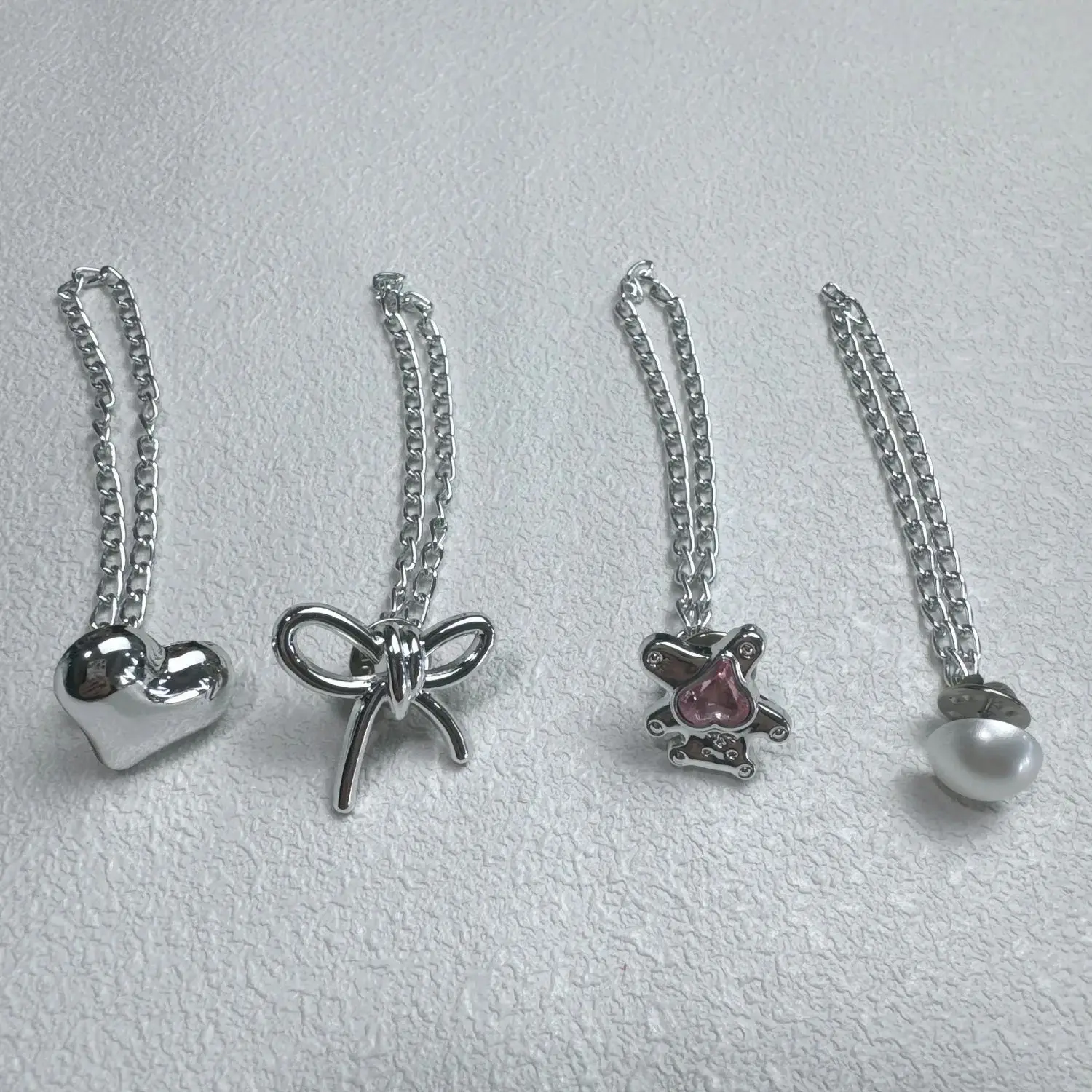 여성용 2PC 하트 체인 허리 클립, 조절 가능한 무봉제 셔츠 매듭 버튼, 패션 의류 팬츠 및 바지용 패스너
