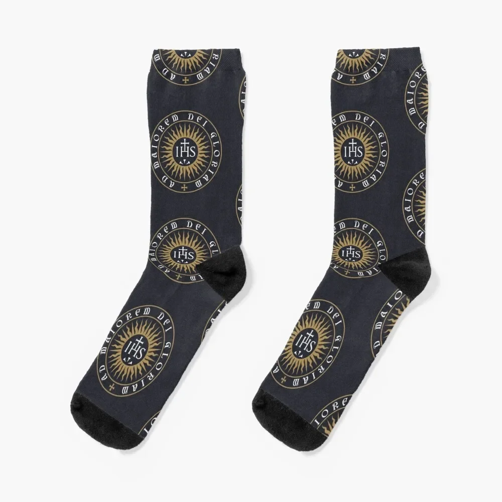 

Ignatius of Loyola Society of Jesus Socks heated ankle men cotton high quality cotton Socks Man Women's