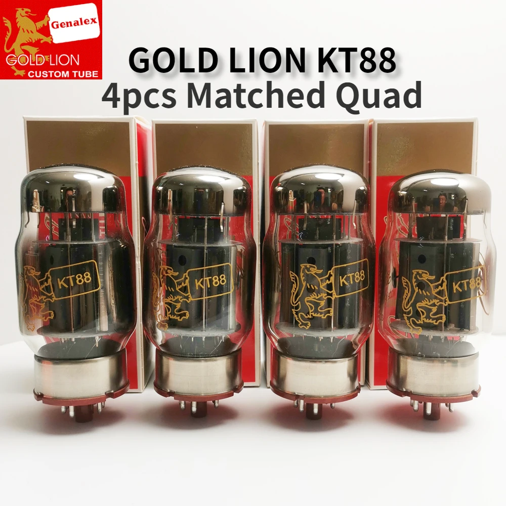 Gold Lion Kt88 Tubo A Vuoto Valvola Audio Hifi Sostituire Kt77 Kt66 El34 6550 Kit Amplificatore Tubo Fai Da Te Genuino Abbinato Quad