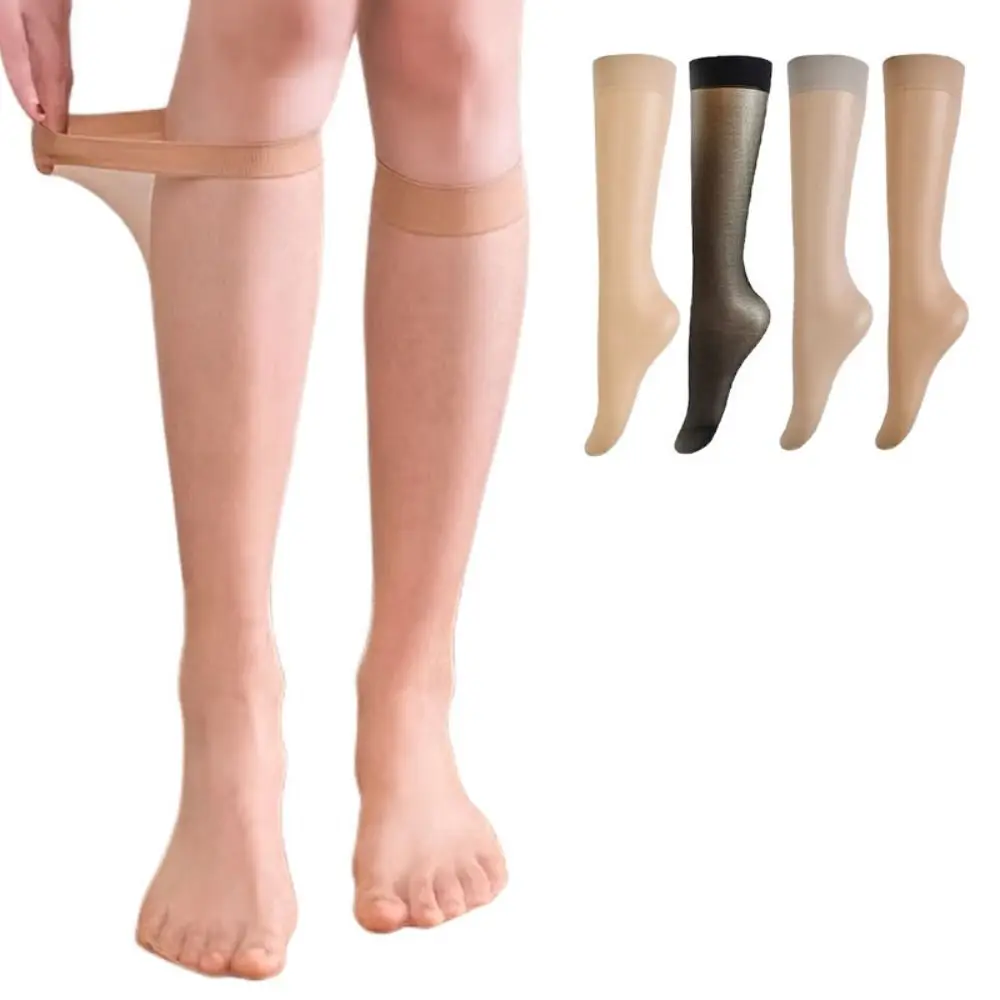 Frauen ultra dünne Nylons trümpfe Sommer lange Socken für Mädchen transparente Elastizität Damen Knies trümpfe – Detail 3