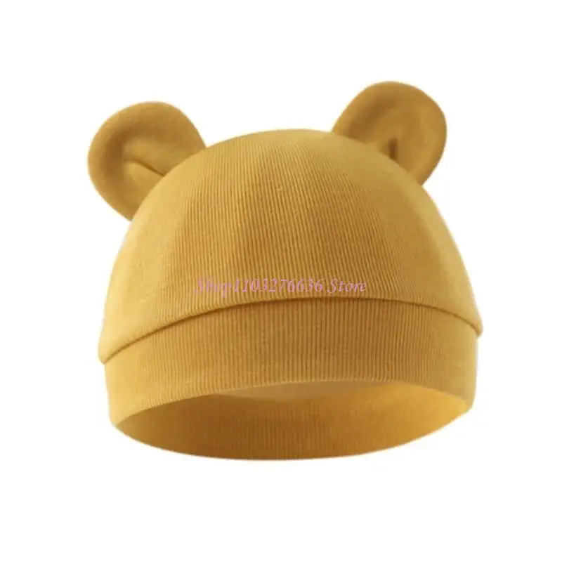 R6FD-Baumwoll-Neugeborene dünne Frühling Dünne Baby Fötalkappe für Innenräume Outdoor Travel – Detail 9