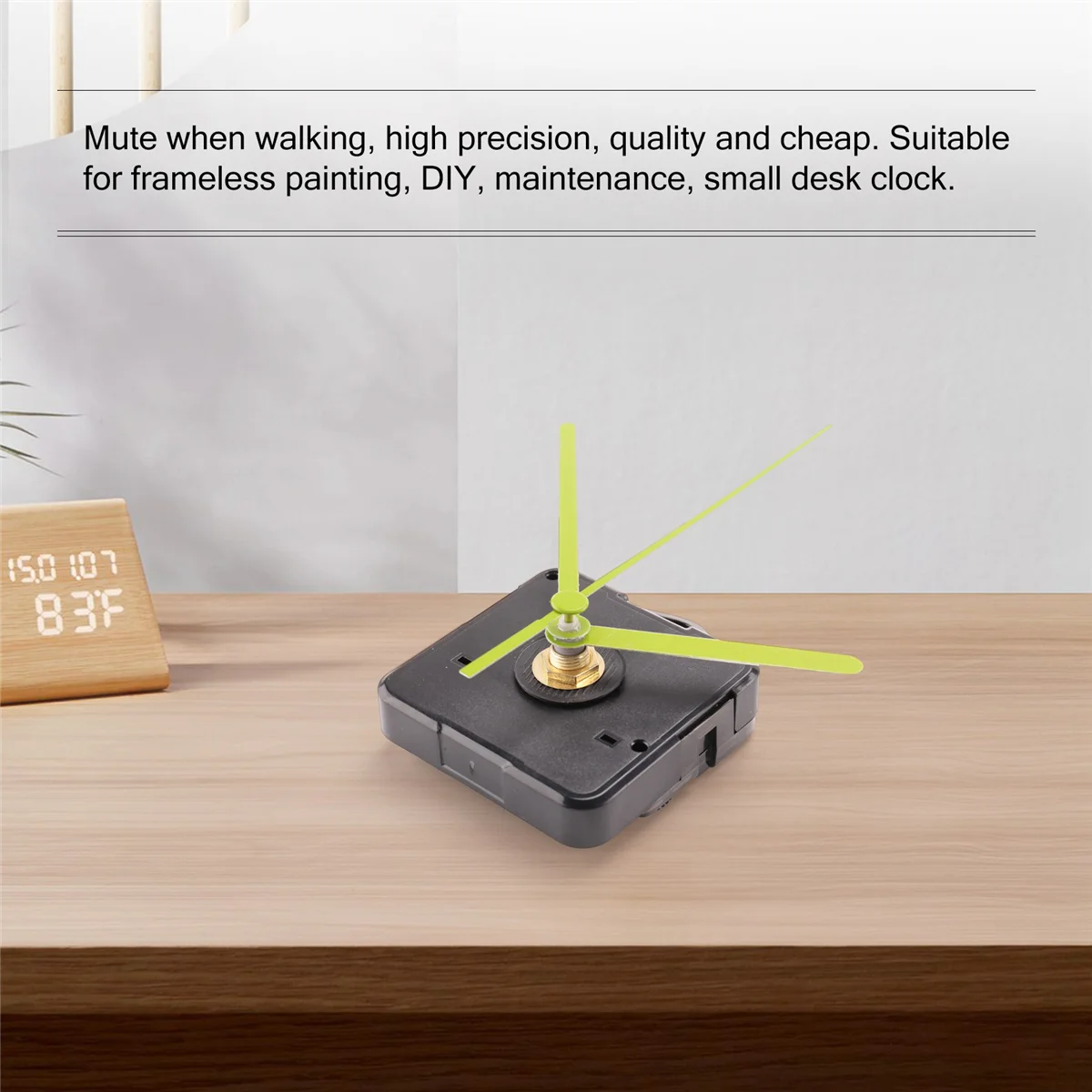 ABZV-Quartz Movement Wall Clock Movement Mechanism Silent Mode DIY Repair Replace Parts Kit Home Decorations