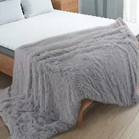 Thickened Fluffy Blanket Warm Spring Bedspread on the bed Stitch plaid sofa cover Double side blankets and throws for Home decor 4