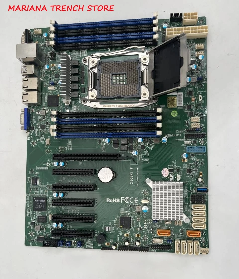 

X10SRi-F for Supermicro High Performance Motherboard LGA2011 E5-1600/2600 V3/V4 Family DDR4 ECC i350-AM2 Dual Port GbE LAN