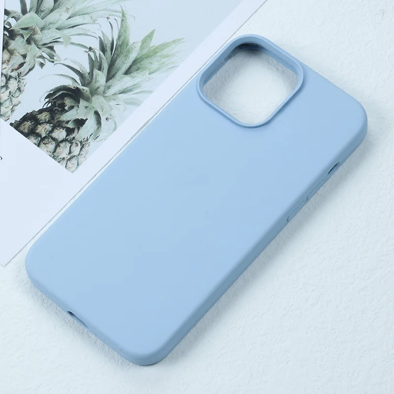 Liquid Silicone Phone Case - Enhanced Camera Protection & Full Coverage Bumper